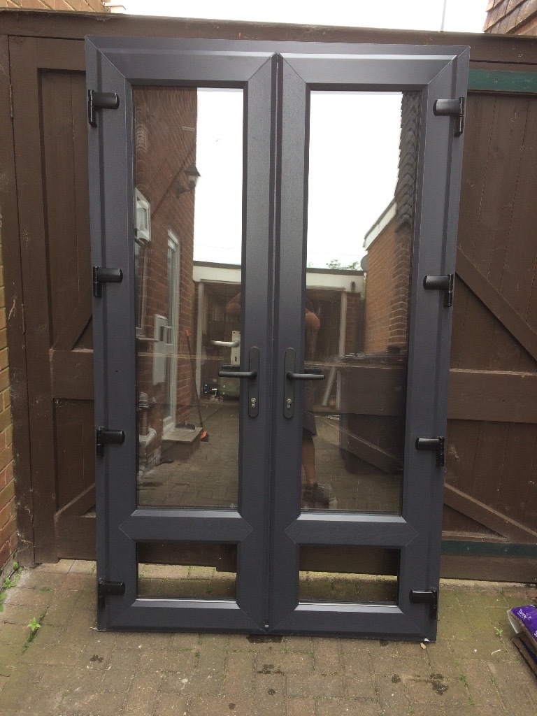 Anthracite Grey UPVC French doors in Derby, Derbyshire Gumtree