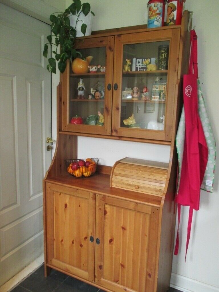 Ikea Leksvik Kitchen Dining Dresser Sideboard Display Cabinet