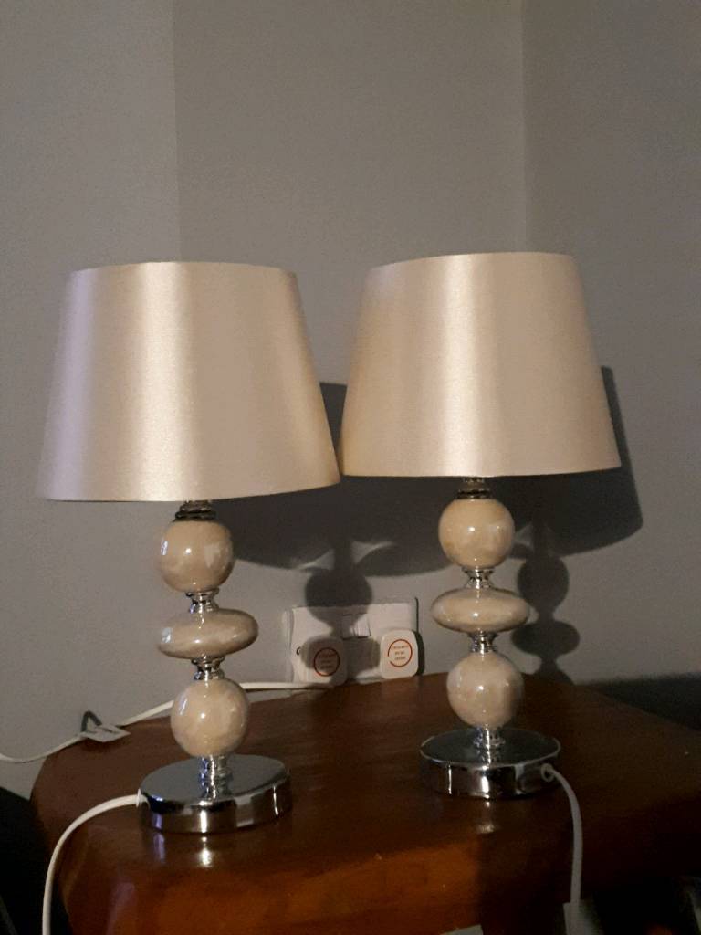 Pair of working bedside lamps | in Aldershot, Hampshire | Gumtree