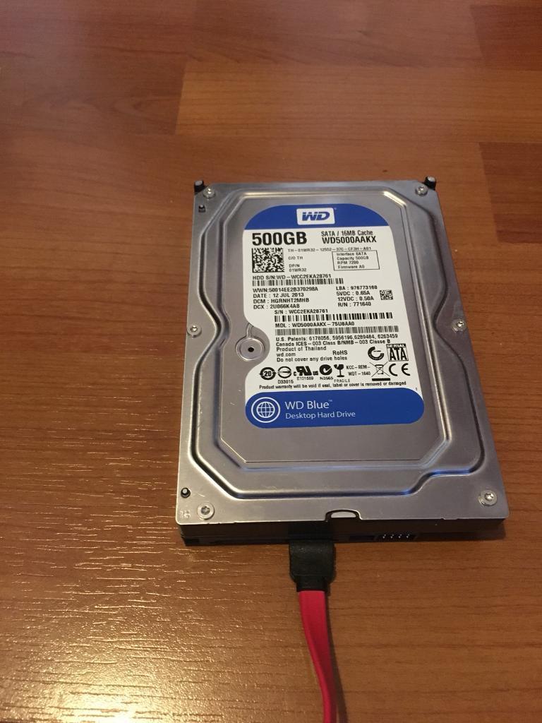WD Blue 3.5 inch 500gb hard drive in Newcastle, Tyne and Wear Gumtree