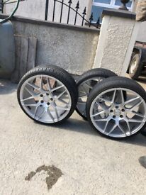 image for 3 alloy wheels plus tyres