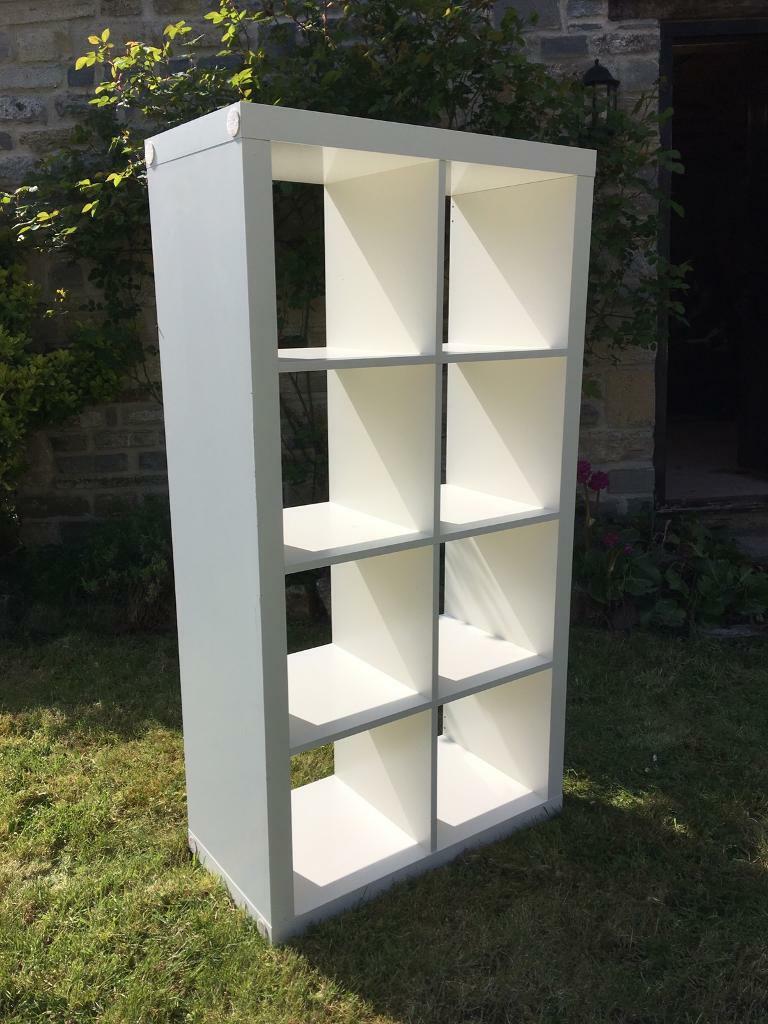 IKEA Kallax 8 Box White Shelving unit with 2 drawers. | in ...