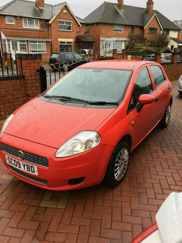 2009 1.4 petrol Fiat grande punto active 2009 red 5 door