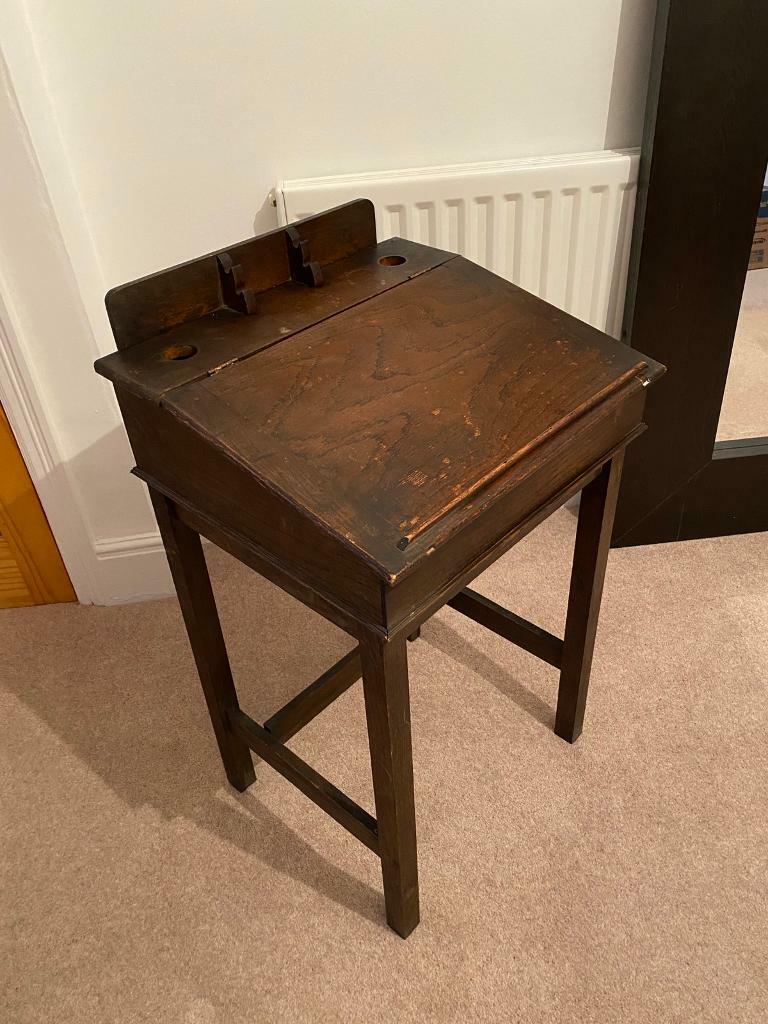 Victorian/Edwardian Vintage School Desk Original in Mapperley