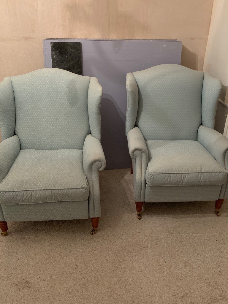 2 Laura Ashley Wingback Recliner Arm Chairs in Welling, London Gumtree