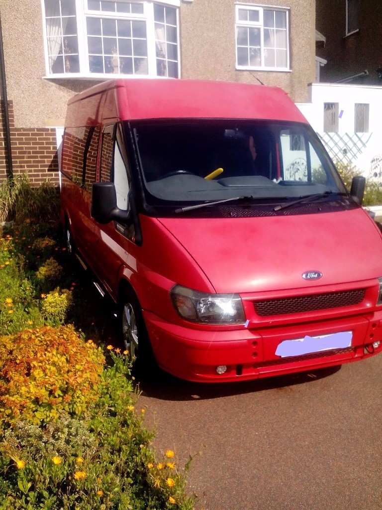A chance to own this Fantastic Red Ford Transit Camper van in