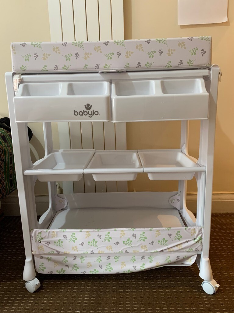 SOLD Baby Changer Unit Table Portable Nursery Changing Station Bath