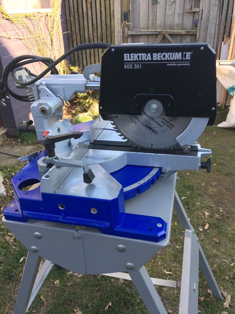 ELEKTRA BECKUM METABO CHOP SLIDE SAW 230V in Stowmarket, Suffolk