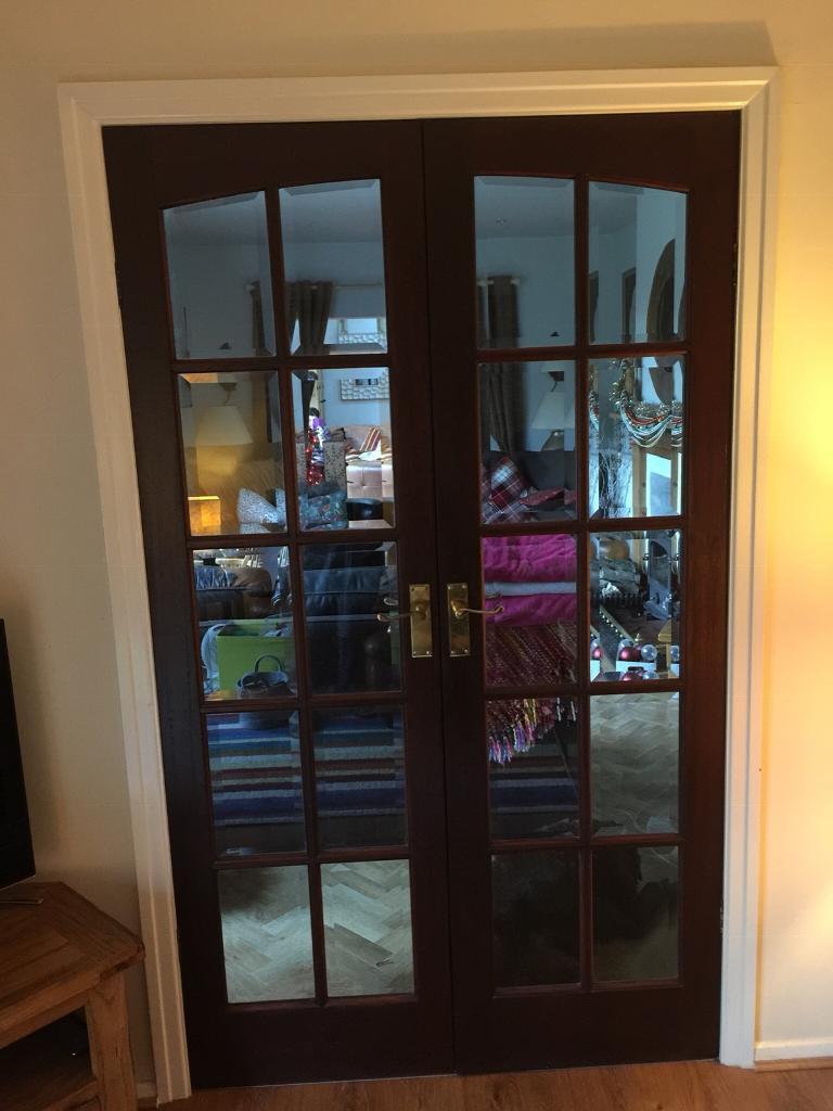 Two Sets of arched internal french doors+Two single arched doors/solid