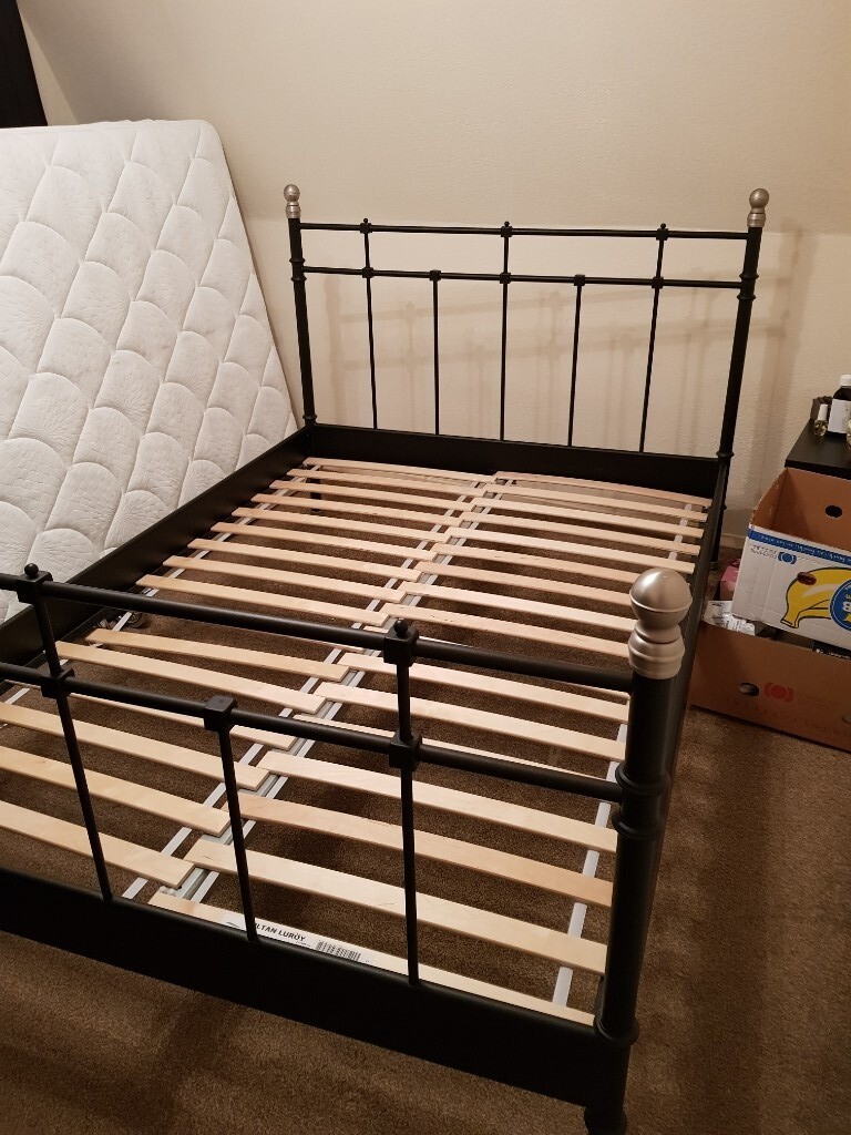 Ikea Svelvik Black Double Bed Frame in Sale, Manchester Gumtree