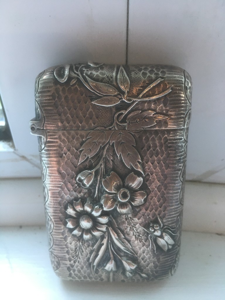 Silver Flip Top Cigarette case in Poole, Dorset Gumtree
