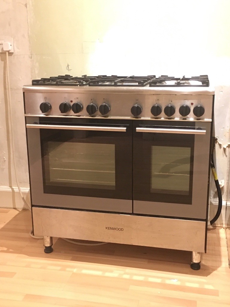Kenwood Range Cooker 5 burner gas hob and double electric grill oven