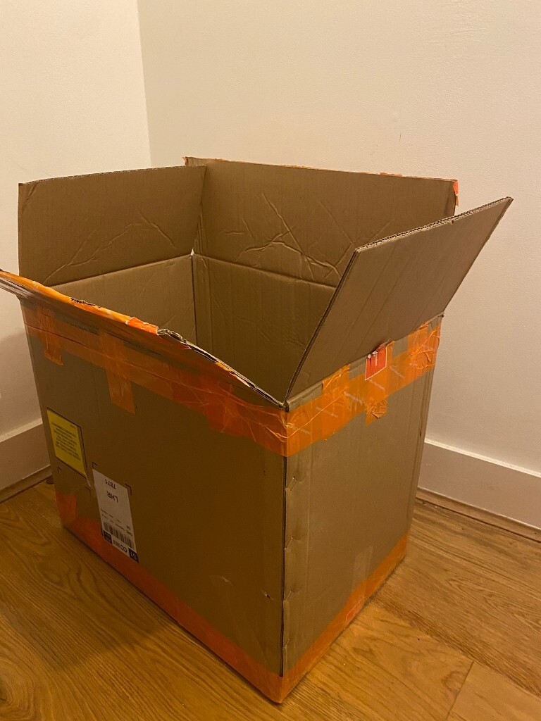 Up to 40 heavy duty double wall cardboard boxes 60cm x 39.4cm x 49cm