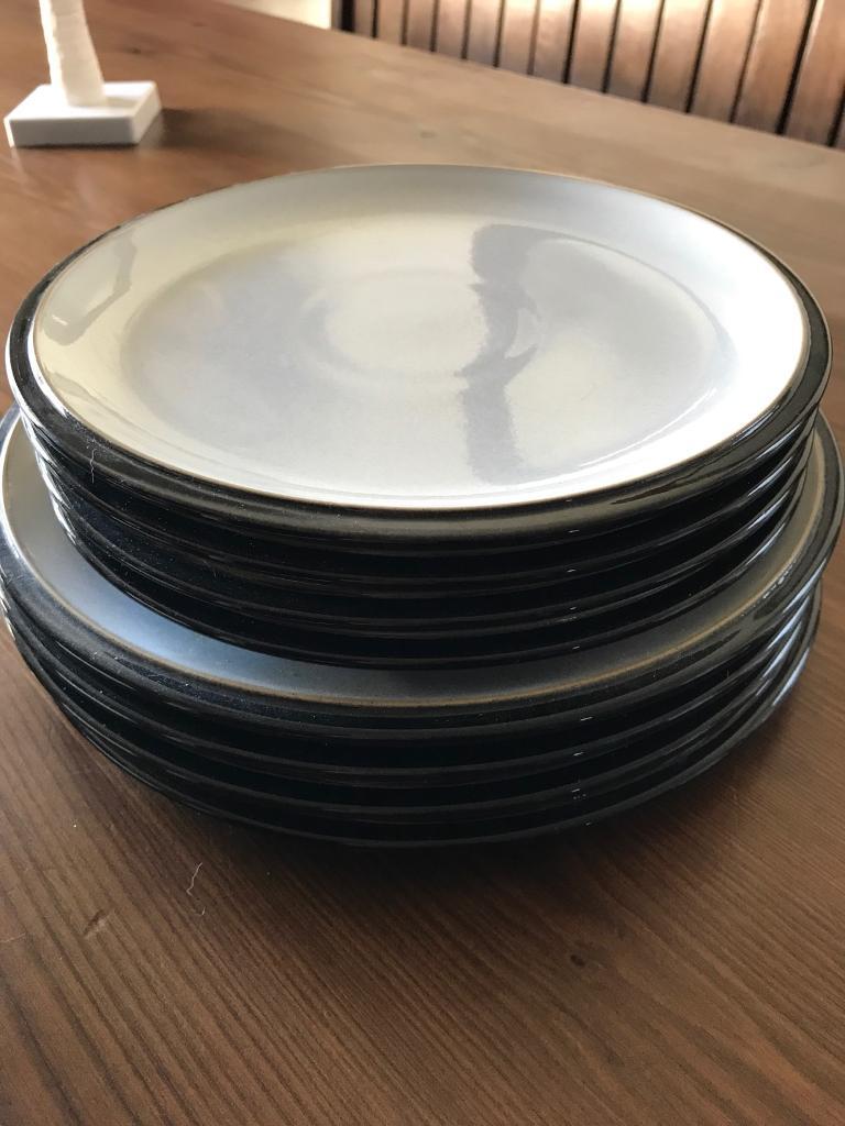 Denby Everyday 4 dinner plates & 4 side plates in Gorleston, Norfolk