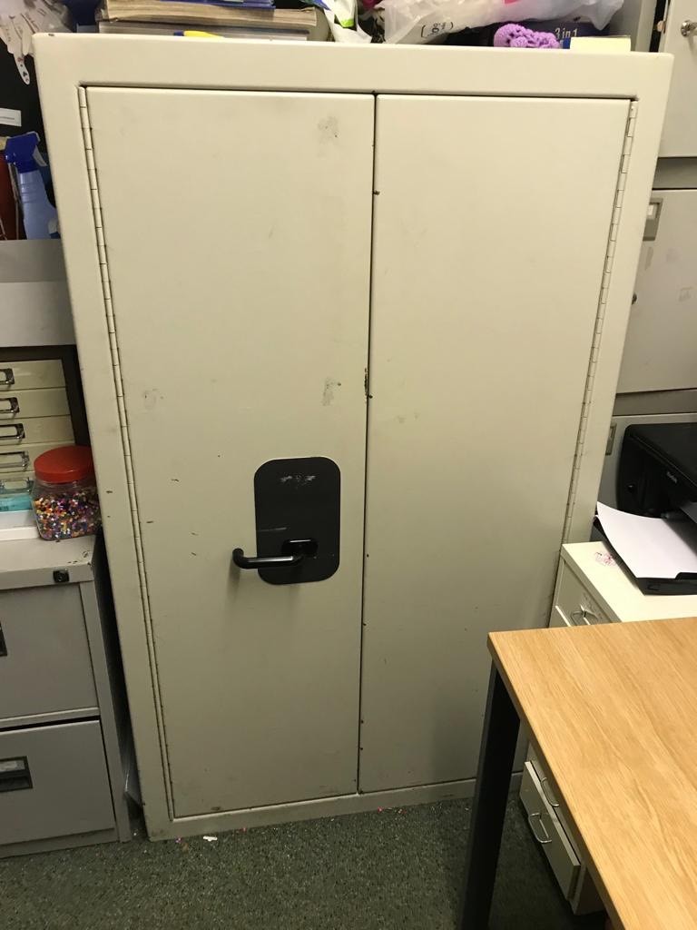 Portastor Tall Metal Safe Cupboard High Security In Whalley