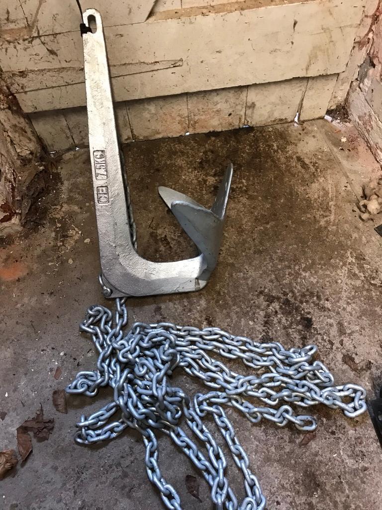 Boat anchor + chain in Bridport, Dorset Gumtree