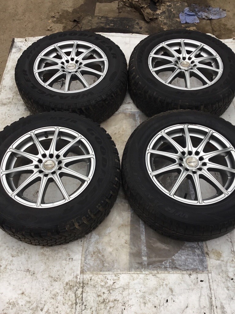 Genuine Team Dynamic set of alloy wheels 4 legal tyres 215 65 r16 Multi fit 7.0jx16 4x4 in