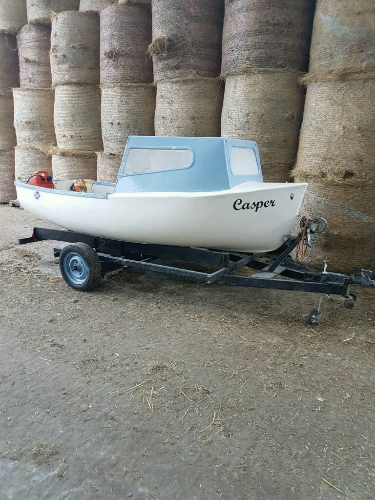 14" Cuddy Boat With Trailer And Outboard in Ayr, South Ayrshire Gumtree