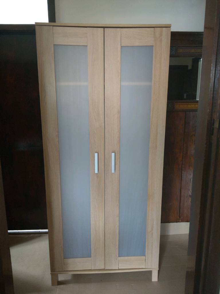 Ikea Aneboda freestanding wardrobe (beech) for sale, collection Ealing