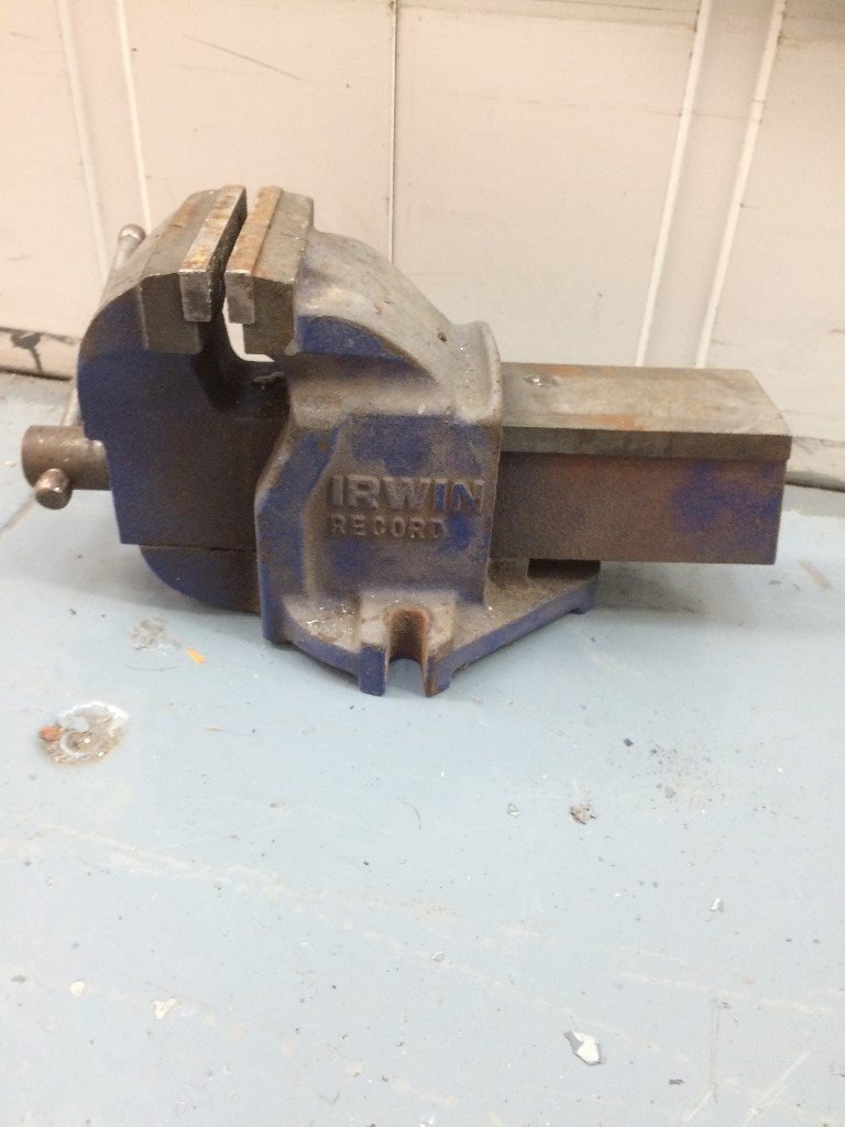 4" Bench Vice, manufactured by Irwin Record in West Moors, Dorset