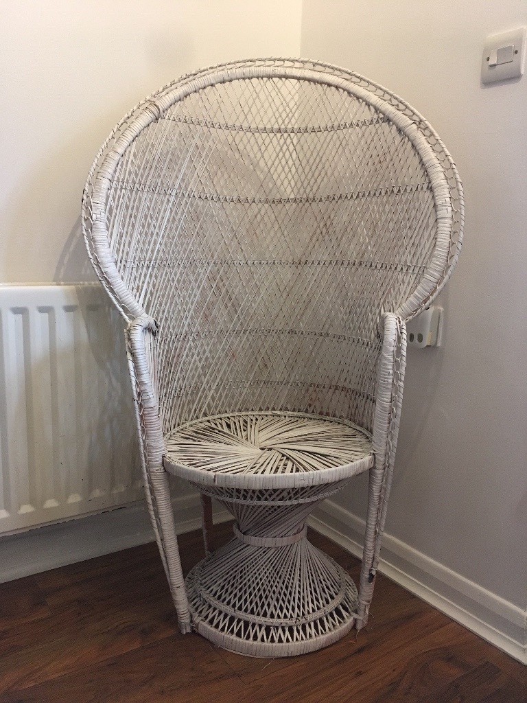 Wicker cane peacock chair chic bohemian boho in Bath, Somerset Gumtree