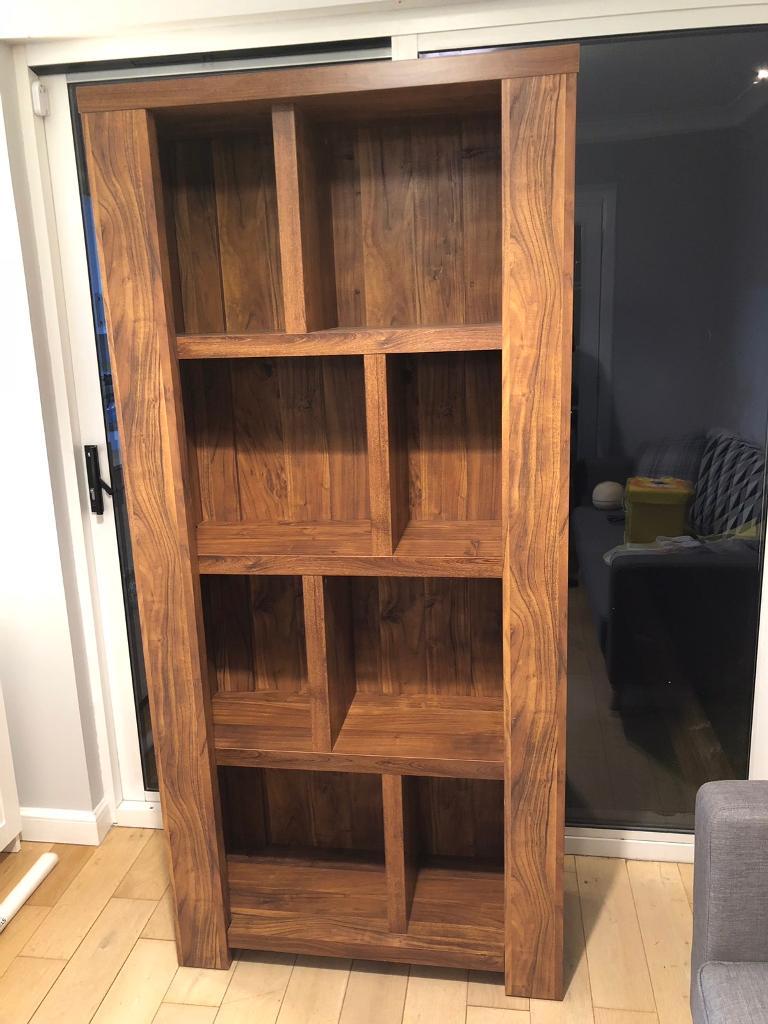 NEXT Wood Effect Heavy Duty Tall Bookcase Bookshelf / Display in