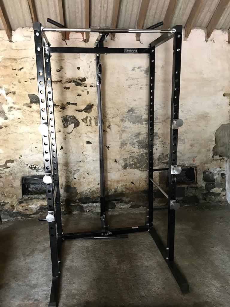 Power cage squat rack with cable system in Newtownards, County Down