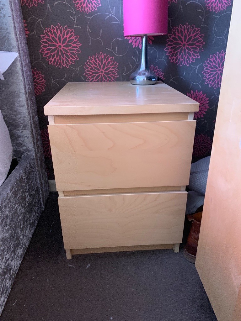 Double Wardrobe & 2 x sets of bedside draws for sale. in Leicester