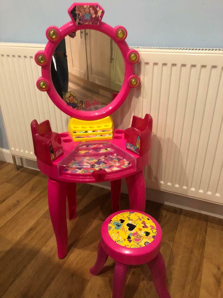 Barbie desk and stool | in New Milton, Hampshire | Gumtree