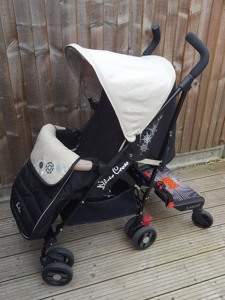 Silver Cross Pop Star Stroller Sand (With footmuff, Raincover and Buggy board) in Welwyn