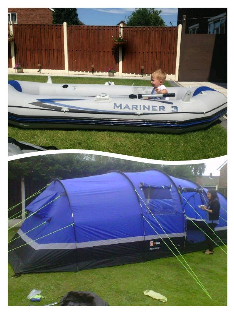 Tent and boat in Liverpool, Merseyside Gumtree