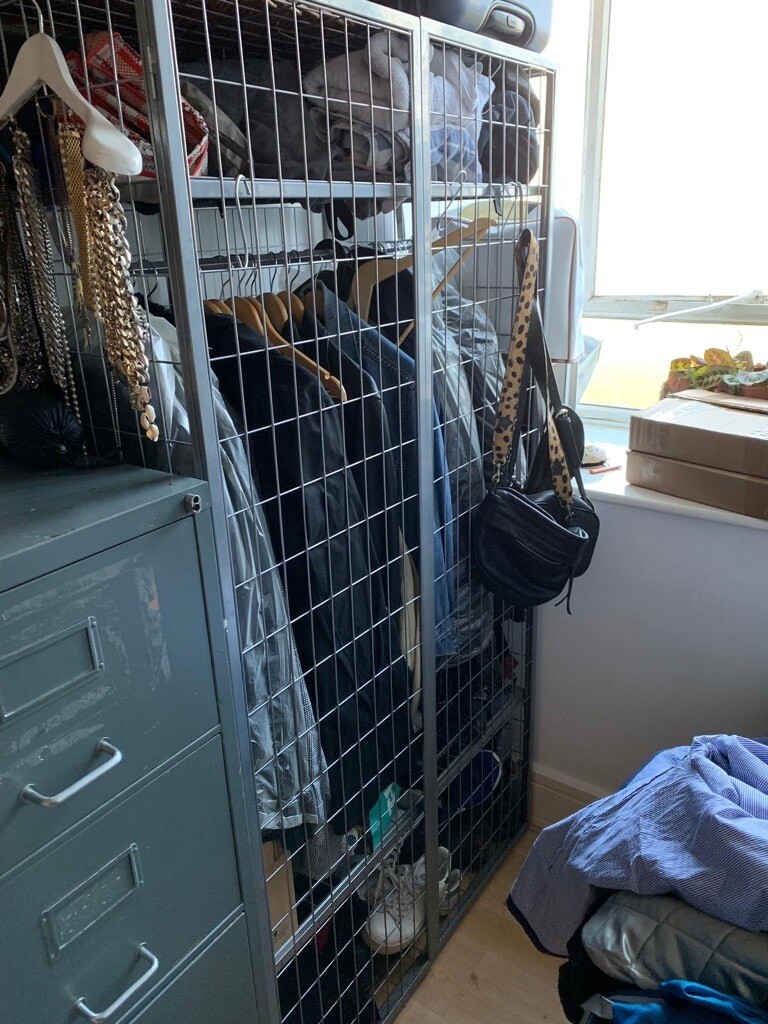 Free Ikea Metal Cage Wardrobe In Islington London Gumtree