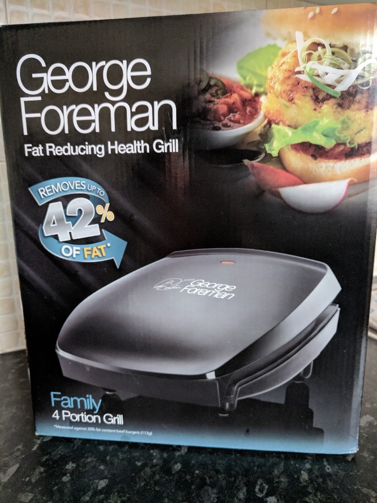 Foreman 4Portion Family Health Grill 18471 Black in