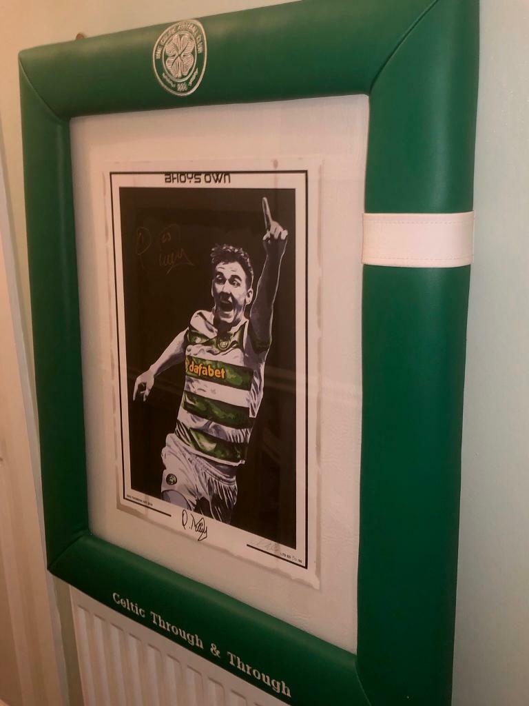 Celtic FC Kieran Tierney Framed & Signed Print | in ...