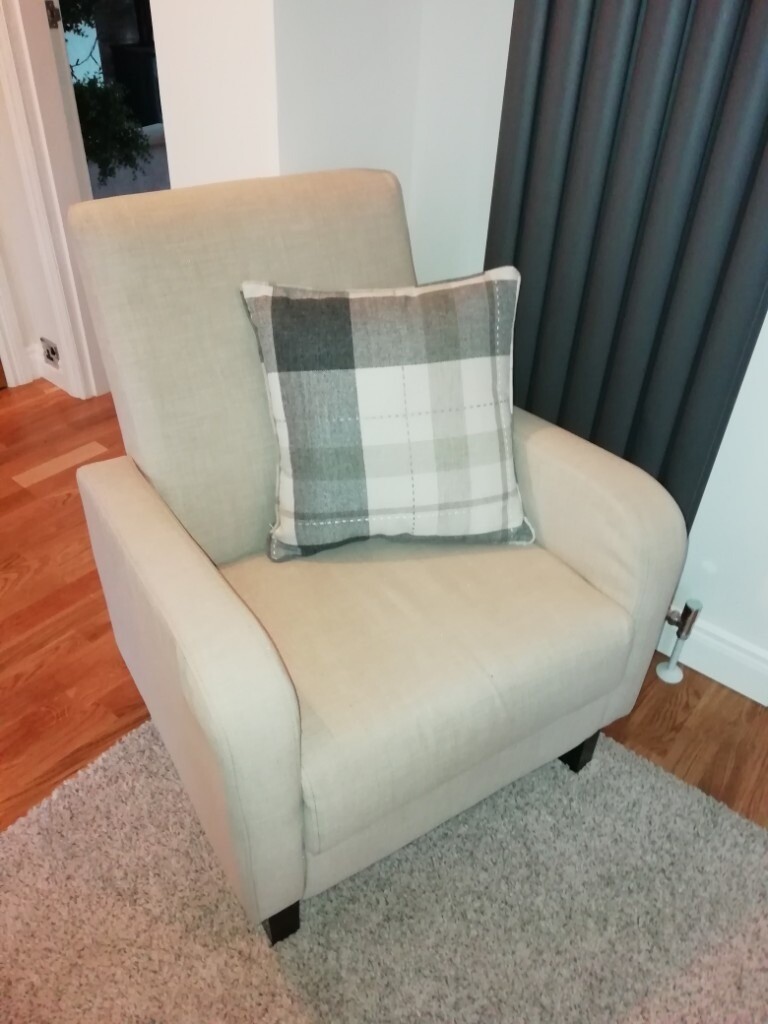 Cream Upholstered Occasional Chair | in Castlereagh, Belfast | Gumtree