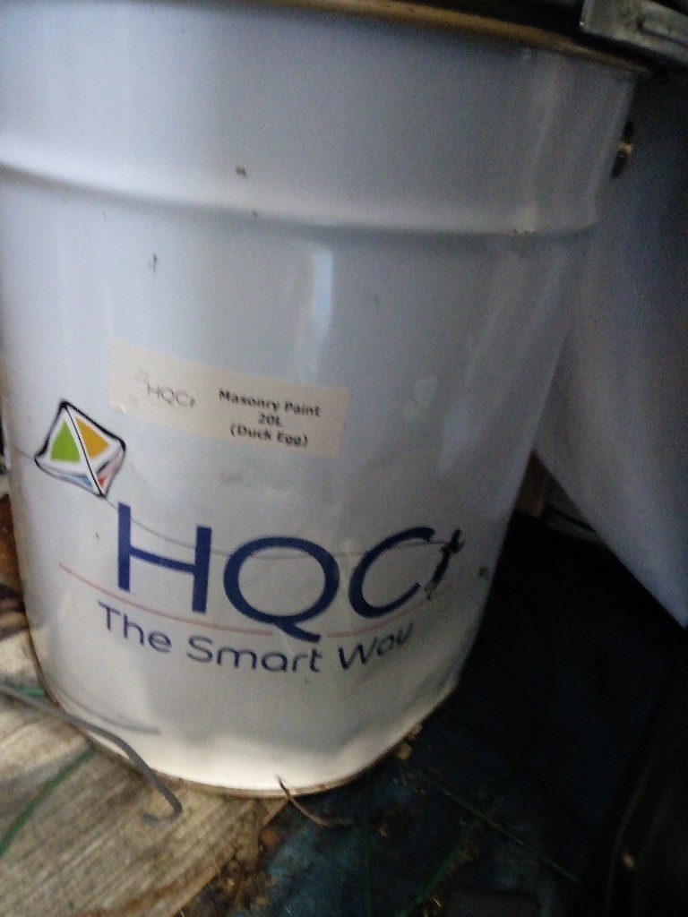 Masonry paint 20 L. Duck egg blue, HQC. in Alcester, Warwickshire