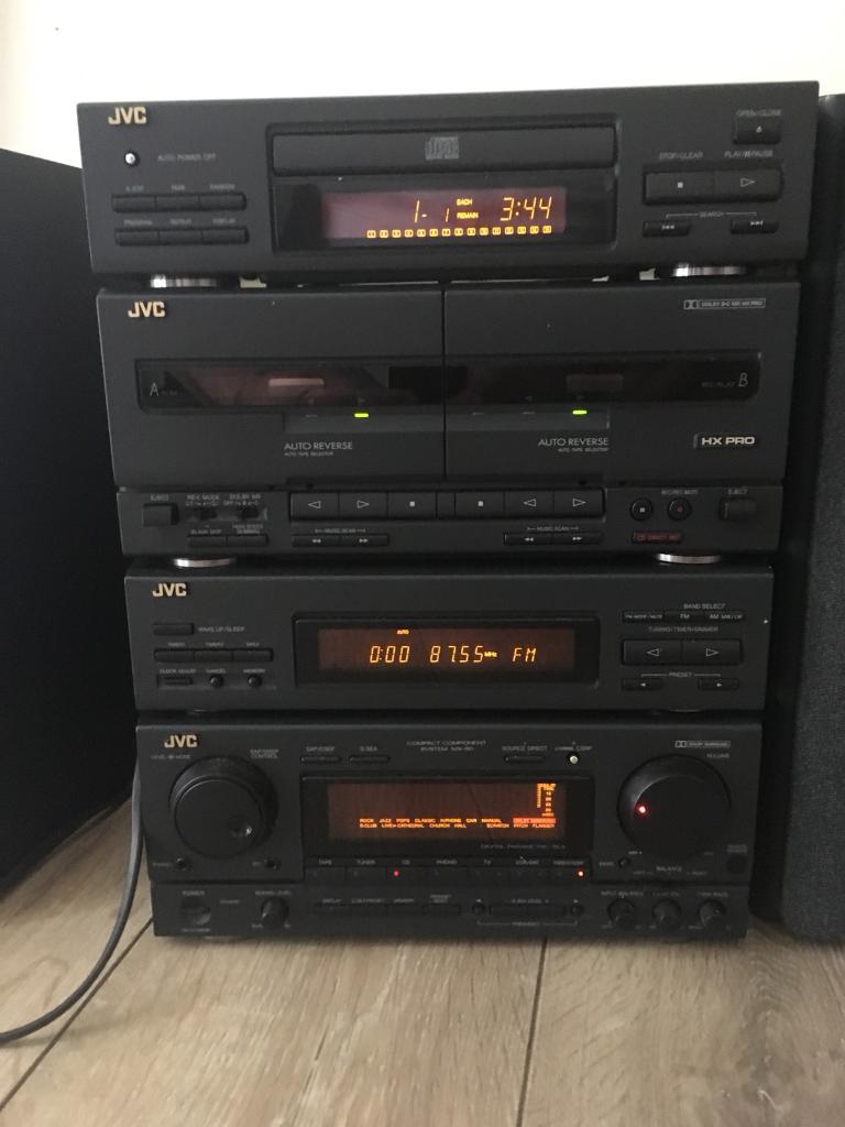 Jvc hifi System , stereo system . CD player ,stacking system Delivery