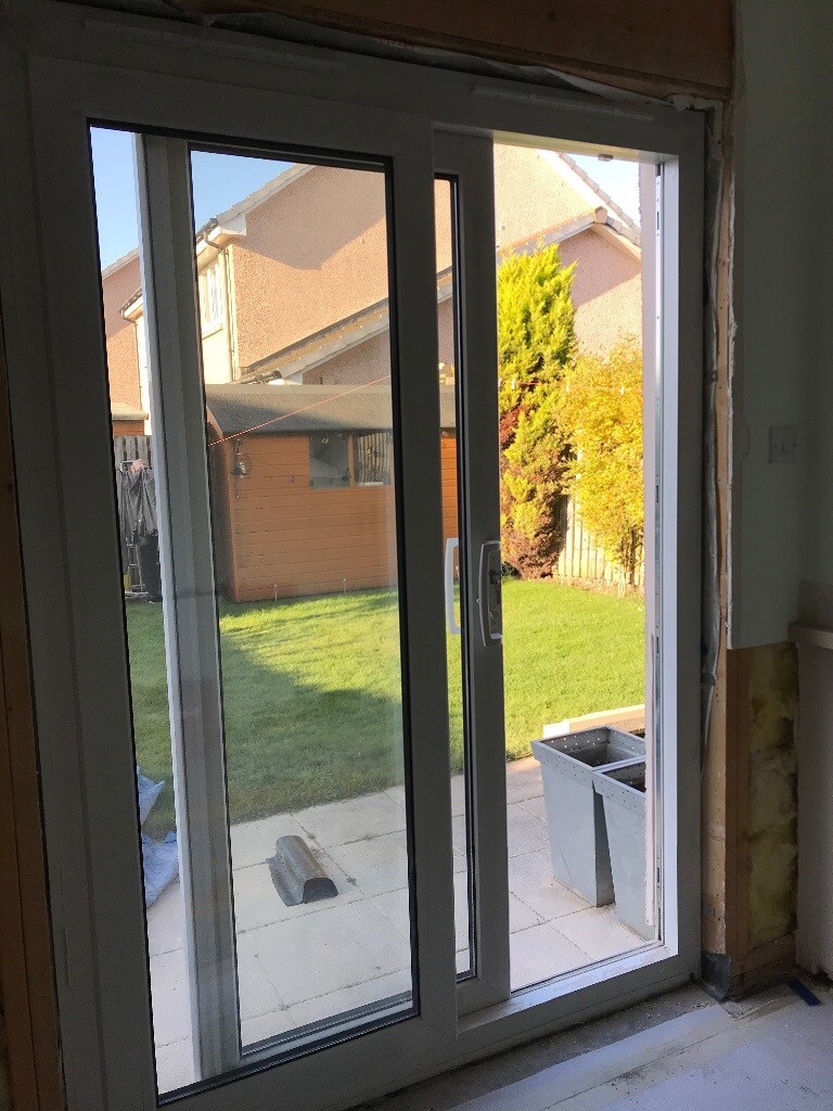 White UPVC Double Glazed Patio Doors in Tranent, East Lothian Gumtree