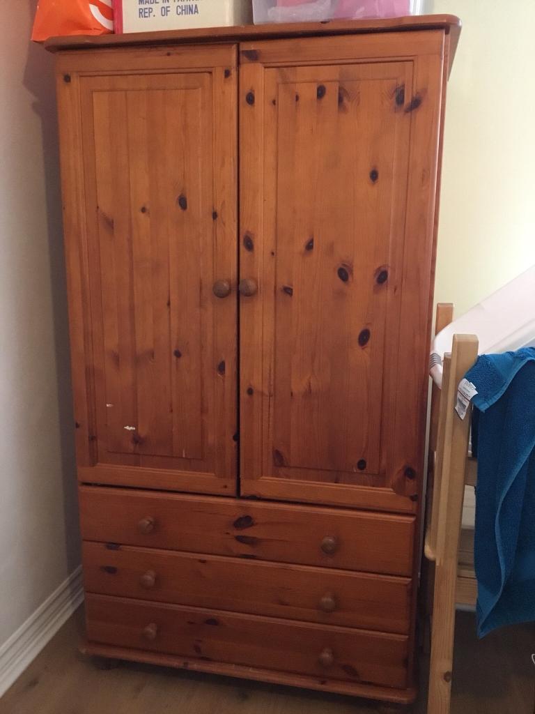 Children S Wardrobe Pine In Chichester West Sussex Gumtree