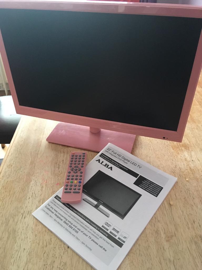 Alba 22inch pink tv/dvd player in Newtownabbey, County Antrim Gumtree
