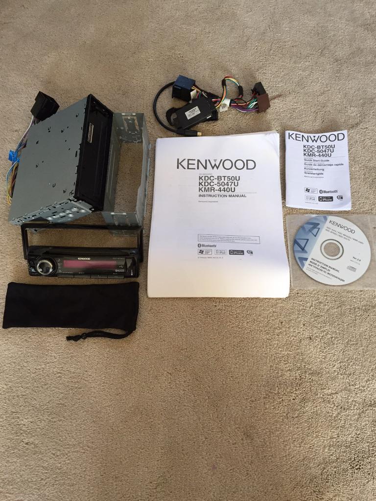 Kenwood car stereo KDC-BT50U ***PRICE REDUCED ***