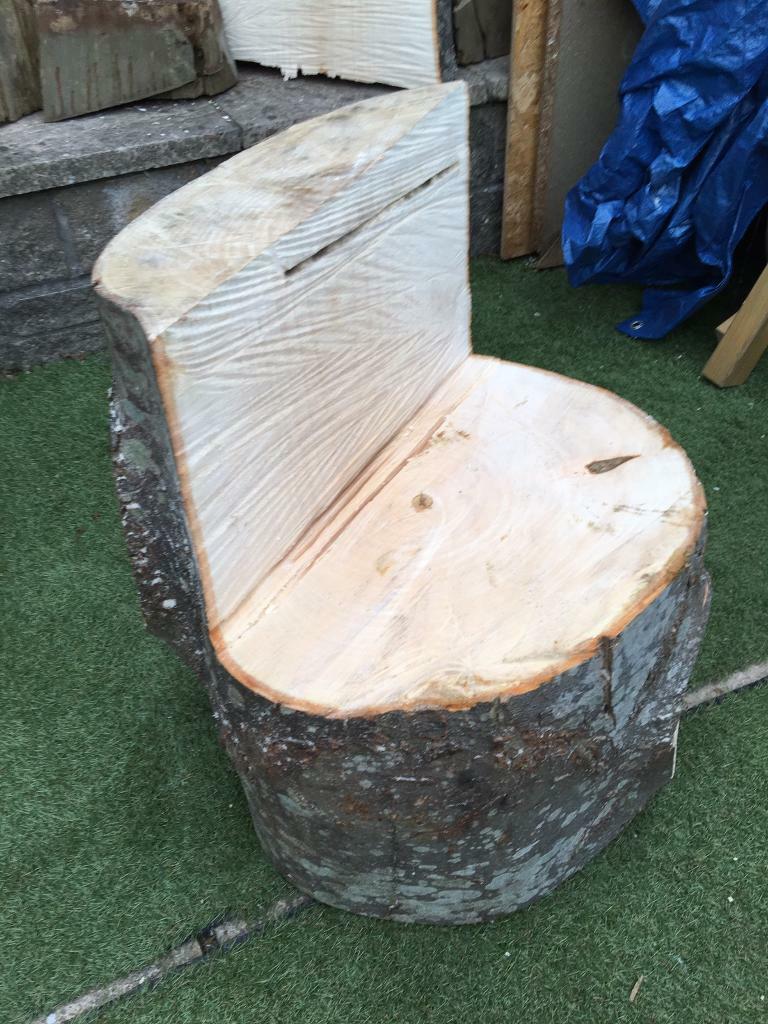 Rustic log seat Maple wood | in Eastville, Bristol | Gumtree