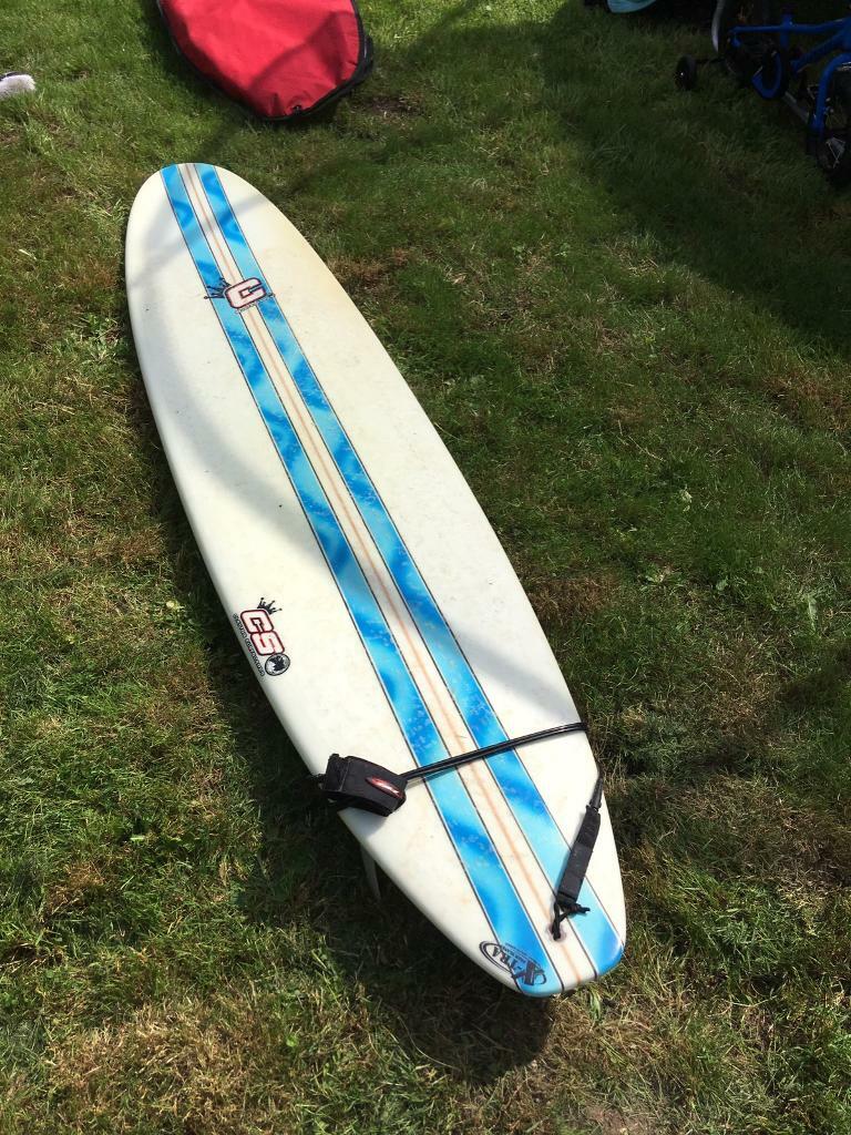 Clayton Surfboards Minimal 7’6” fibreglass board in Ferndown, Dorset