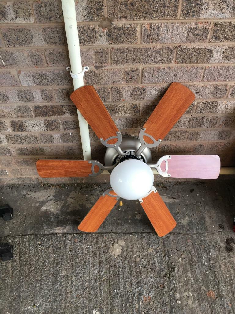 Brown ceiling fan in Wallasey, Merseyside Gumtree
