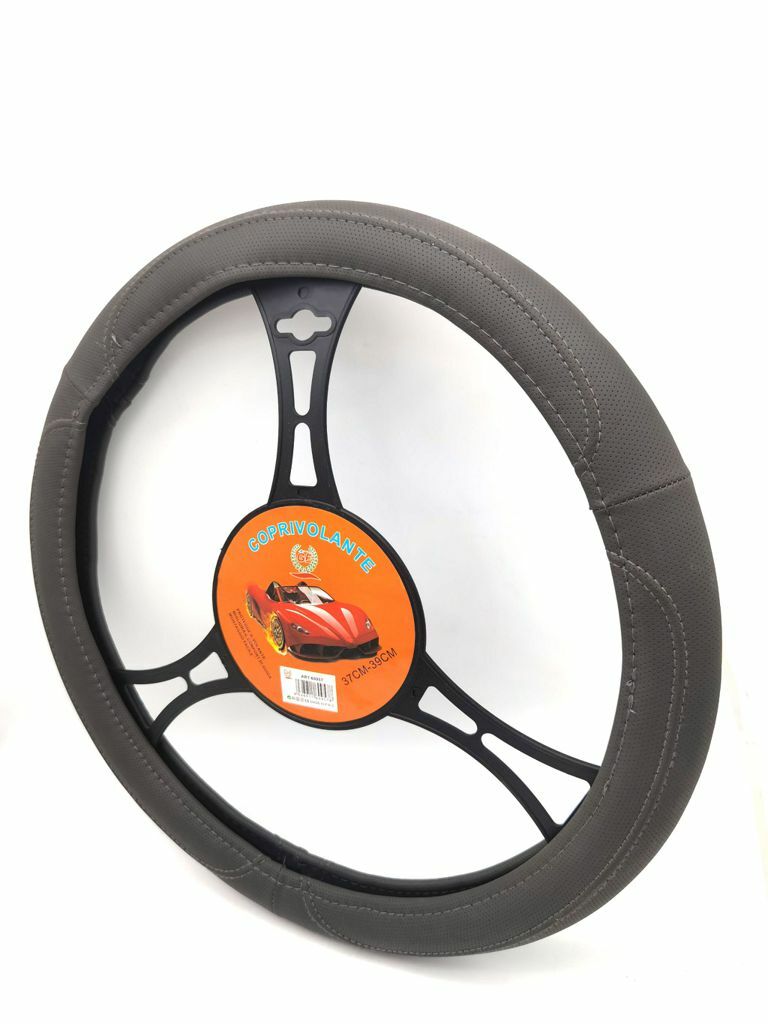 Coprivolante Copri Volante Auto Grigio 37-39cm Con Presa Comfort 02024 sus