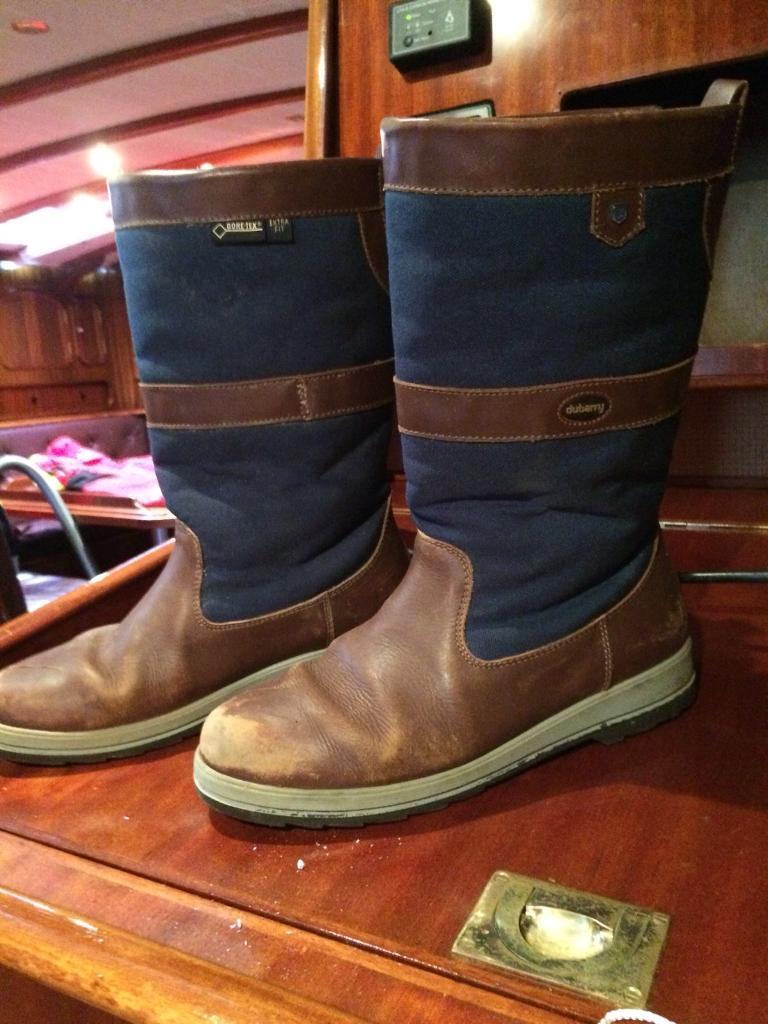 Dubarry Shamrock Sailing boots Navy/Brown Size 43 | in Southampton, Hampshire | Gumtree