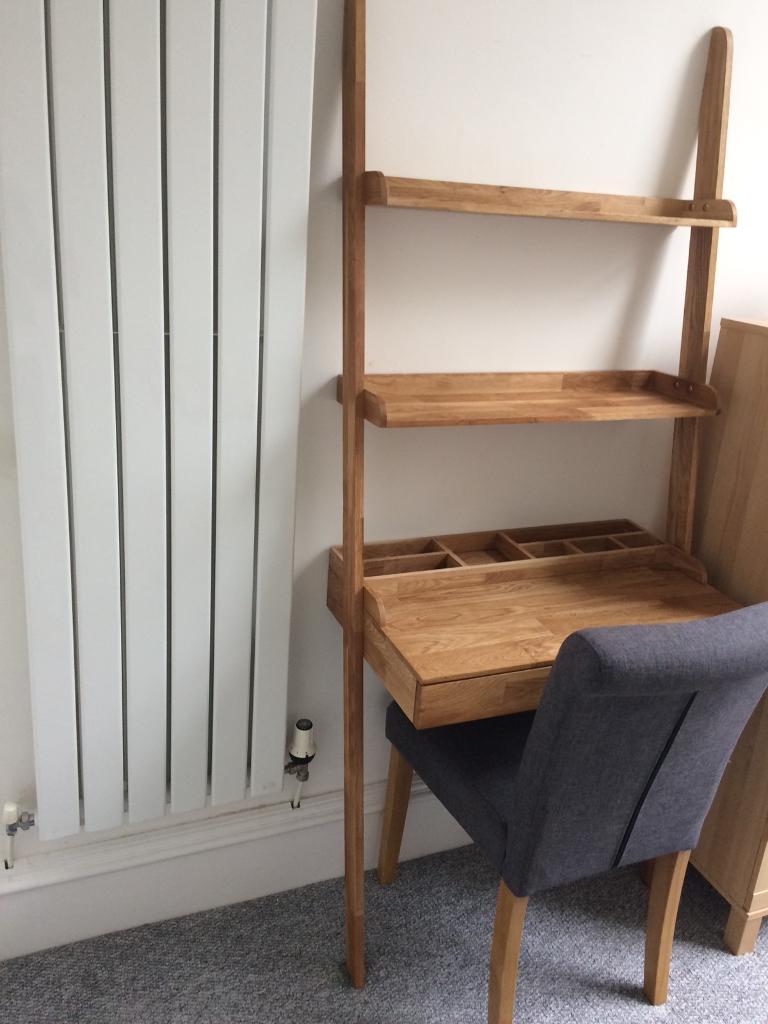 Futon company solid oak leaning desk in Maryhill, Glasgow Gumtree