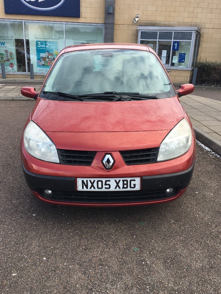 2005 RENAULT SCENIC 1.6 VVT,EXPRESSION MPV, 5 DOORS, MANUAL, YEARS  MOT,SERVICE HISTORY,CHEAP CAR