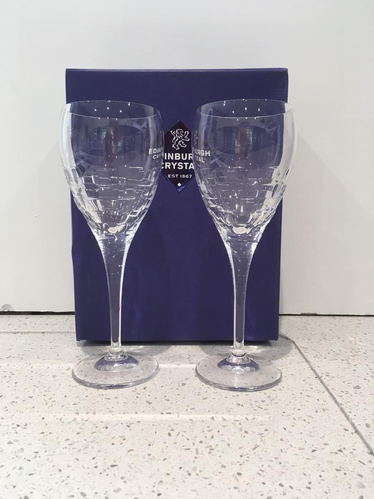 Wine Glasses Skibo Edinburgh Crystal in Ulverston, Cumbria Gumtree
