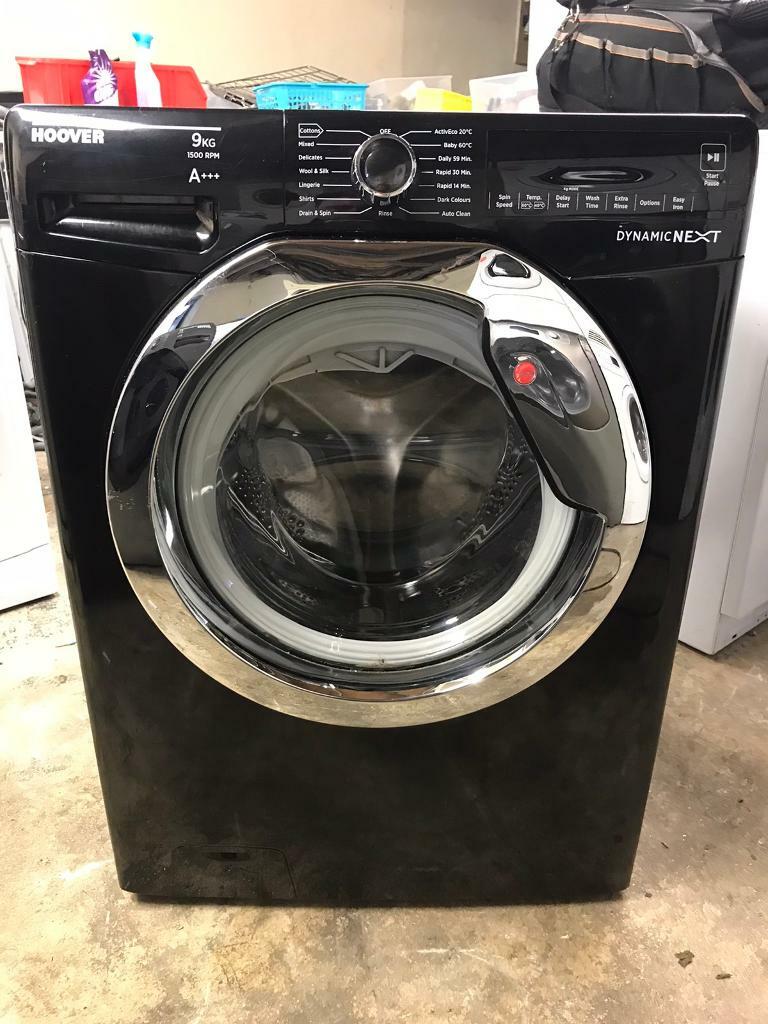 HOOVER BLACK WASHING MACHINE MACHINE EXCELLENT CONDITION FREE LOCAL DELIVERY AND INSTALLATION